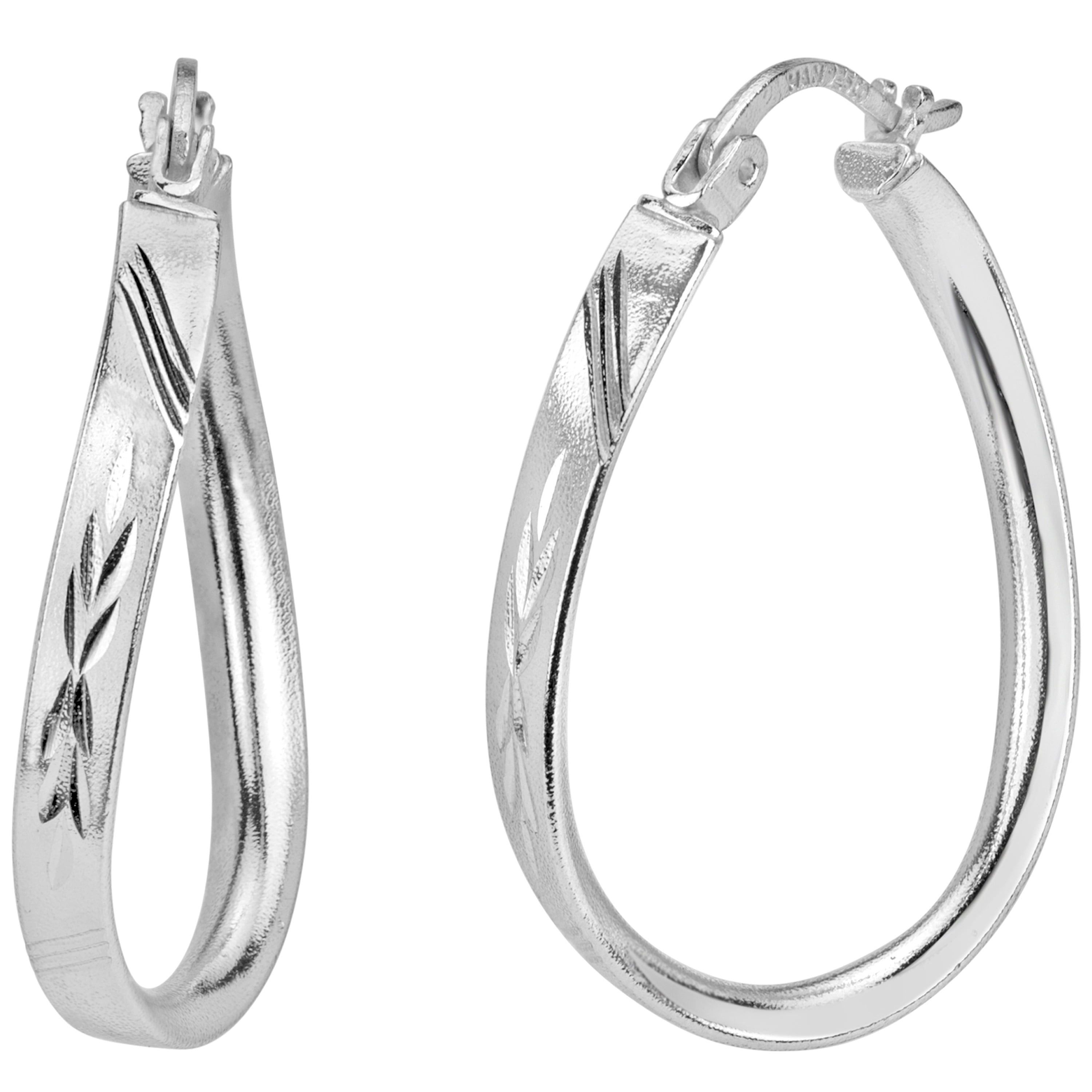 twisted diamond hoop earrings        <h3 class=