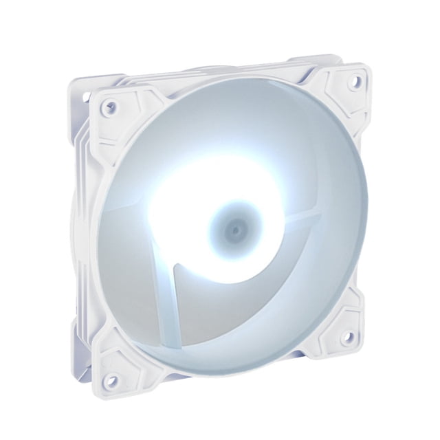Ventilador de chasis colorido fantasma grande de 4 pines, enfriado por aire, ventilador silencioso de 12 cm, ventilador de enfriamiento para computadora de escritorio
