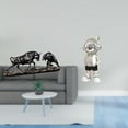 thumbnail image 2 of Figura Moderna De Toro Y Astronauta Feng Shui, Escultura Creativa De Animal Chino Para Escritorio, Chimenea, Estante, Regalo De Inauguración De La Casa, Decoración De Cumpleaños, 2 of 8