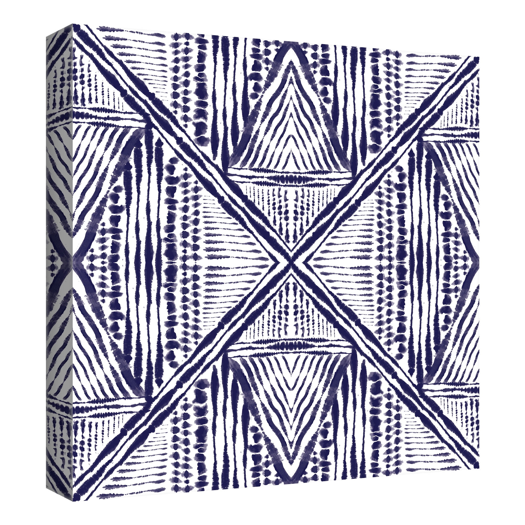Masterpiece Art Gallery Inky Kaleidoscope Pattern II by Amanda Murray Canvas Graphic Art Print 24" x 24"