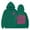 Dark Green, variant on WOYY Toddler Girls Graphic Hoodie Palm Print Pullover Hooded Sweatshirt, Sizes 2-3T