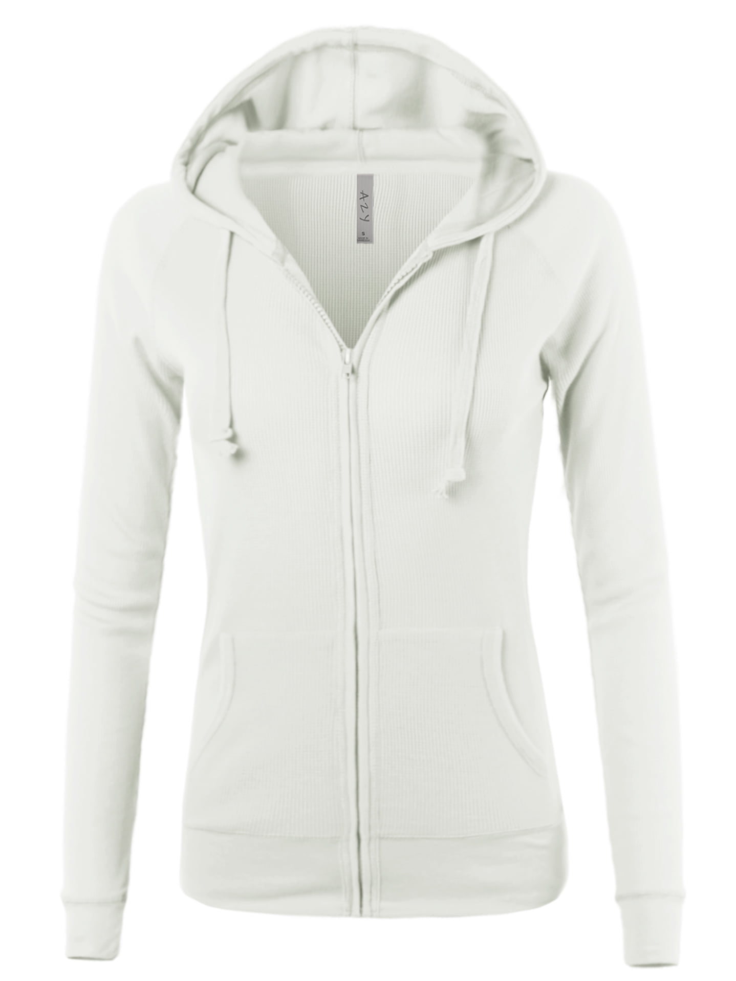 fitted zip up hoodie