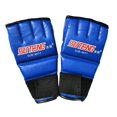thumbnail image 4 of justharion Gants de Boxe Demi-Doigt Mitaines d'Entraînement pour Adultes Bleu 1, 4 of 8