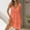 Watermelon Red, variant on Women's Summer Casual V Neck Sleeveless Mini Dress Tie Shoulder Width Layered Ruffles Flowing A Line Skirt Short Skirt Womens with Pockets Long Dresses plus Size Maxi Dresses Tunic Shirt Dress Short