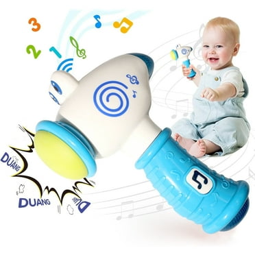 Style-Carry Toys for 1 Year Old Boys Girls,  Baby Toys 6 to 12 Months, Hammer Toy with Music Sound & Light, Learning Toys for Toddlers 1-3