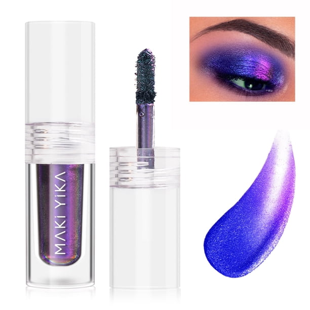 Sombra de ojos con purpurina MAKI YIKA Purple Liquid Multichrome Twilight