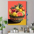 thumbnail image 4 of Vibrant Fruit Bowl Canvas Print, Perfect for Kitchen, Dining Room, Living Room, Home Office, Coffee Shop, 4 of 8