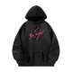 thumbnail image 2 of Sudaderas con capucha para mujer, ropa deportiva informal negra, ropa de calle elegante para otoño e invierno M, 2 of 8
