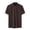Brown, variant on Mens T-Shirts Spring Summer Solid Ribbed Knit Neck Short Sleeve Mens Undershirts Basic Tops