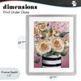 thumbnail image 4 of Stupell Industries Farmhouse Spring Blooms in Striped Vase Gray Framed Print Under Glass, 17 x 21, by Yvette St. Amant, 4 of 8