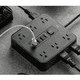 thumbnail image 2 of 1 Regleta Multicontacto Extension Usb, Con 12 Salidas Ca Y 3 Puertos Usb Lab.G, Negro, 2 of 5