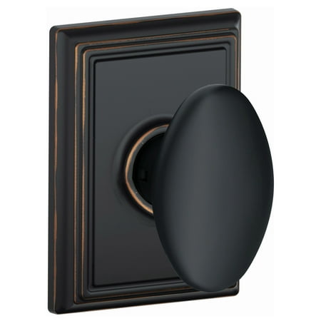 Schlage F10-Sie-Add Siena Passage Door Knob Set