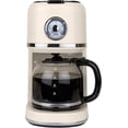 thumbnail image 2 of Classic Retro 10 Cup Coffee Maker - One-Touch Drip Brew, Reusable Filter - Anti-Drip, Auto Shutoff, & Time Display - Dishwasher Safe 50 oz Carafe, 2 of 7