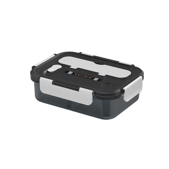 VWRXBZ Bento Box with 4 Compartments 1500ml Leak Proof Lunch Box, Microwave and Freezer Safe Food Container for Office