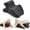 Black, variant on CCCHCY Ergonomic Memory Foam Intimacy Comfort Pillow -–27°Couples Comfort Pillow, Sleeping, Reading, Back & Waist Support, Removable Breathable Cover