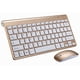 thumbnail image 2 of Teclado inalámbrico español hebreo coreano tailandés, ratón Combo 2,4G, Mini teclado inalámbrico portátil y ratón para Windows, Mac y Android, 2 of 5