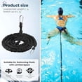 thumbnail image 4 of QTOCIO Swimming Belt Resistance Rope Strength Training Equipment Stretch Rope Swimming Training Belt Set, 4 of 6