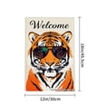 thumbnail image 4 of Joocar Welcome Tiger With Sunglasses Garden Flag For Home Outdoor Garden Yard Door Decor 12x18 inch, 4 of 5