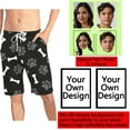 thumbnail image 3 of Xysaqa Big & Tall Men's Pajama Short Pants, Funny Dog Paw Printed Lounge Shorts for Women Plus Size Soft Elastic Waist Sleep Shorts 3X 4X 5X Summer Savings (Unisex), 3 of 8