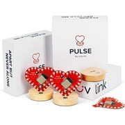 LuvLink Pulse The Heart-Shaped Friendship Lamp for Long-Distance Connection & Love (Set of Three)