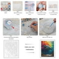 thumbnail image 3 of Paint by Numbers Kit for Adults, Shark Art Colorful Underwater Scene Paint by Numbers, Easy Paint by Numbers Kit for Adults Beginner, DIY Adult Paint by Number Kits on Canvas, 12x16in Home Decor, 3 of 7