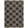 thumbnail image 1 of Safavieh Courtyard Black Indoor Outdoor Rug - 4' x 5'7", 1 of 5