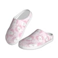thumbnail image 2 of KLL Cute Rabbit Pattern Adult Unisex Cozy Slippers,Fuzzy Slip-on Slippers TPR Sole Slippers Comfort Plush Home Footwear for Indoor & Outdoor-8, 2 of 7