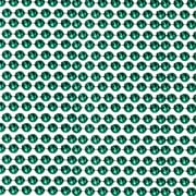 72" 12mm Round Metallic Green Mardi Gras Beads