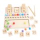 thumbnail image 1 of Juguete de aprendizaje de matemáticas para niños, juego educativo Montessori, tablero de conteo, cuentas de madera, juguetes educativos para niños, 1 of 5