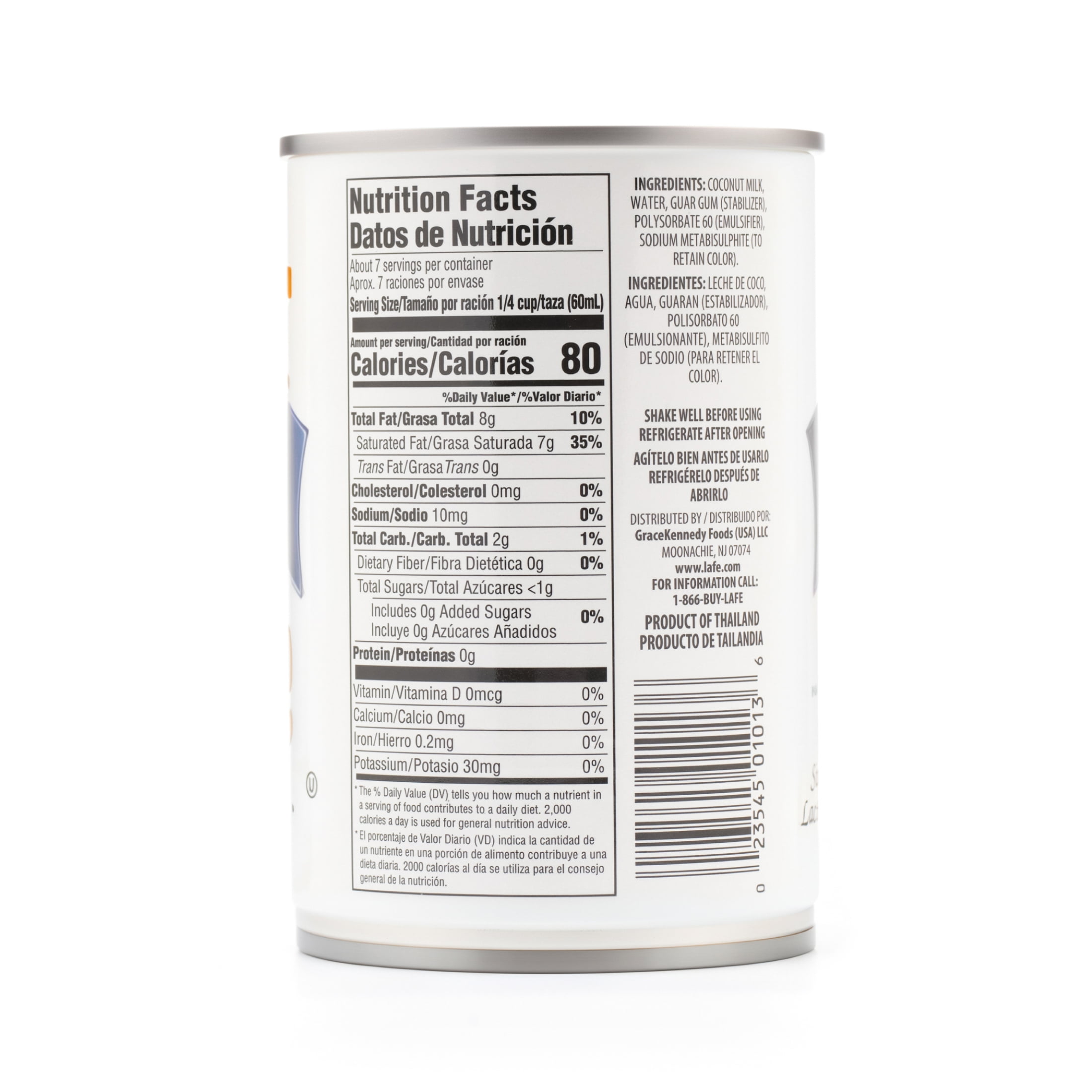 (2 pack) La Fe Coconut Milk, 14 oz Can