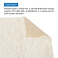 thumbnail image 4 of Unique Bargains Tissue Gift Wrapping Paper Tissue Paper Brown 19.69x27.56 Inch 100 Pack, 4 of 7