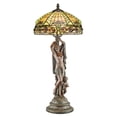 thumbnail image 1 of Design Toscano Lucina, Goddess of Light Stained Glass Lamp, 1 of 4