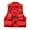 Red, variant on Puffer vest Men's Fishing Vest Utility Travel Vest With Pockets Outdoor Work Photo Cargo Fly Summer Vest