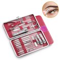 thumbnail image 2 of Dinheiro 21 Piezas Cortaúñas Kit de Pedicura Kit de Manicura Profesional de Acero Inoxidable para Hombres/Mujeres Herramientas para el Cuidado de las Uñas Kits de Cuidado Personal para el Hogar y, 2 of 8
