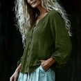 thumbnail image 5 of Neewe Womens Long Sleeve Shirts Casual Summer Fashion Ladie Tops Loose Fit Spring Lightweight Clothes Beach Vacation, 5 of 7