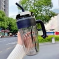 thumbnail image 6 of 920ml Large Capacity Handheld Water Bottle Leakproof Sports Water Bottle Ice Bar Water Cup Large Capacity Straw Drop Proof Portable Water Cups with Straw for Sports Office, 6 of 6
