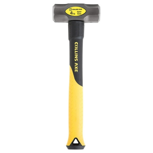 Collins 4 lb. Steel Engineer Hammer 15 in. Fiberglass Handle Walmart