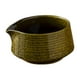 thumbnail image 3 of Cuenco de cerámica japonesa para matcha, vajilla para mezclar té de porcelana, hecho a mano Amarillo, 3 of 9