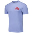 thumbnail image 2 of Unisex Light Blue Ole Miss Rebels Hyper Local Chandelier Script T-Shirt, 2 of 3