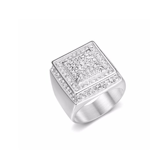 Anillo de moda para hombre, anillos personalizados, joyería, accesorio de vestir para boda, club nocturno, Bar, fiesta, trabajo diario Ropa, zapatos y accesorios Miscelánea Color Acero talla 7 Sonducket AP015111-08