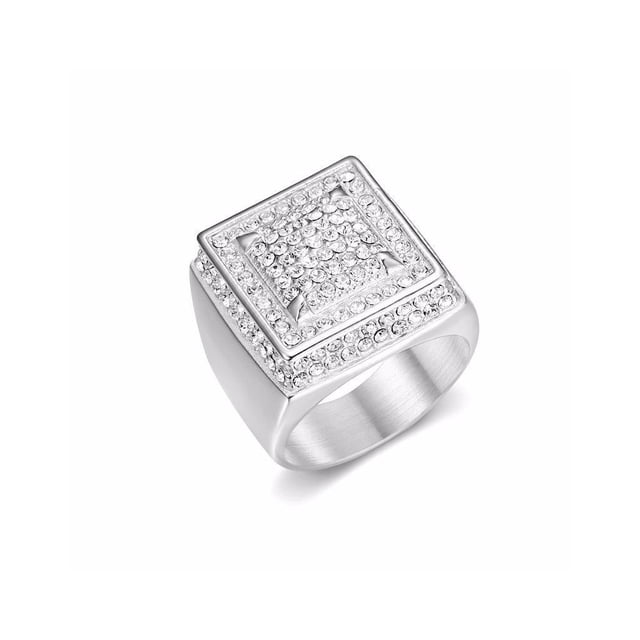 Anillo de moda para hombre, anillos personalizados, joyería, accesorio de vestir para boda, club nocturno, Bar, fiesta, trabajo diario Ropa, zapatos y accesorios Miscelánea Color Acero talla 7 Sonducket AP015111-08