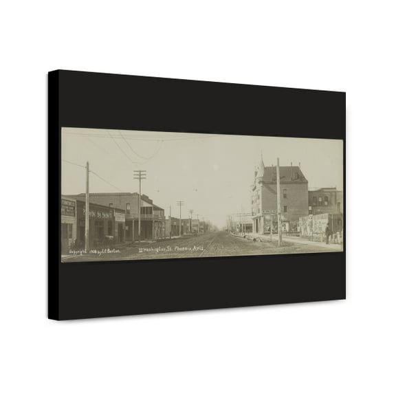 Canvas Print: Washington St., Phoenix, Ariz., 1908