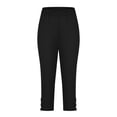thumbnail image 5 of SNKSDGM Women's Plus Womens Yoga Pants Bootcut Petite Womens Leggings High Waisted Capri Leggings for D Women High Waisted Leggings for Women Hallow out Yoga Pants Workout Leggings, 5 of 5