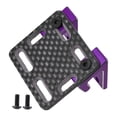 thumbnail image 2 of Bunblic RC Car ESC Mounting Fixing Plate Upgrade DIY Accessories Parts Electronics Mounting Plate Easy Installation for Model Crawler Purple, 2 of 8