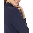 thumbnail image 3 of walmart Essentials Womens Plus Organic Cotton Funnel-Neck SweaterPlus Organic Cotton Funnel-Neck Sweater, 3 of 8
