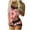 Pink-14, variant on Valentine's Day Pajamas Set Women qolati Love Heart Print Camisole 2 Piece Pjs Sets Comfy Cami Shorts Sets Sleepwear Lounge Sets