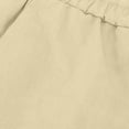 thumbnail image 3 of FNFYFH Clearance Cotton Linen Pants for Women Drawstring Wide Leg Pants with Pockets Solid Trousers,Gray, 3 of 5
