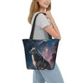 thumbnail image 2 of Easygdp Night Sky Wolf Bolso de Hombro para Mujer, Bolso Bandolera y Cartera de Mano Elegante para Uso Diario, 2 of 6
