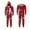 B295 Red, variant on Mrzhqd Matching Christmas Pajamas For Family Christmas Mens Pajamas Onesie Cute Print Long Sleeve Jumpsuit With Hooded,Red,Size L