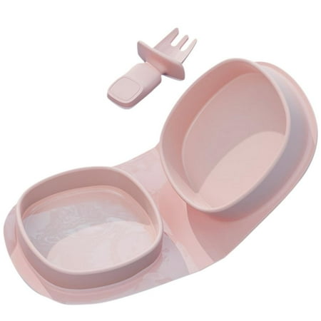 

Gecorid Silicone Toddler Plates Foldable Dishes with 2 Bowls Portable Eating Supplies Silicone Dinnerware for Toddler Boys and Girls Self Feeding security